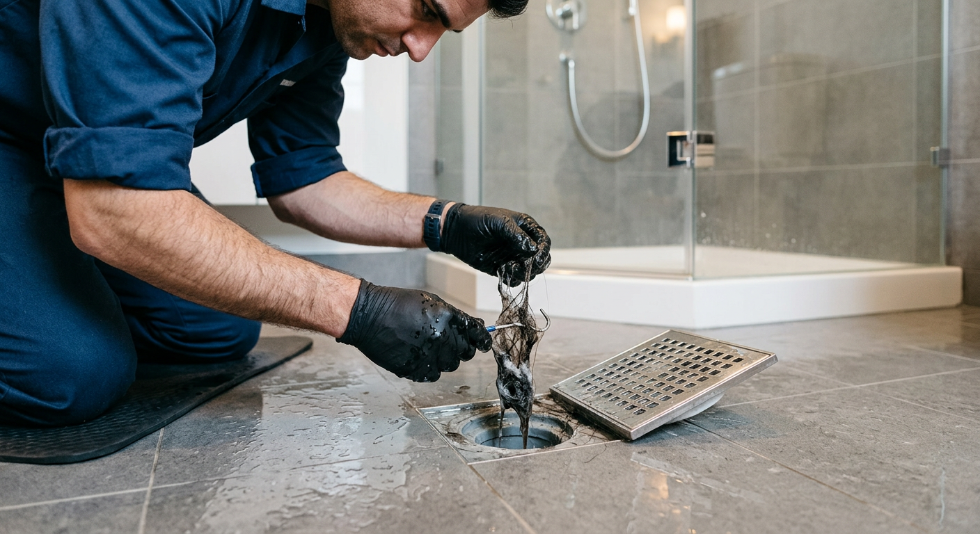 Débouchage de douche bouchée par un plombier à Ivry-sur-Seine