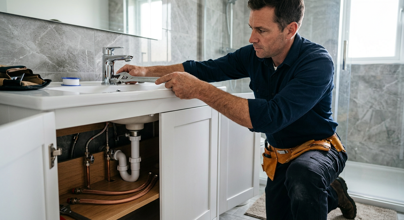 Pose de mitigeur chromé par un plombier à Ivry-sur-Seine