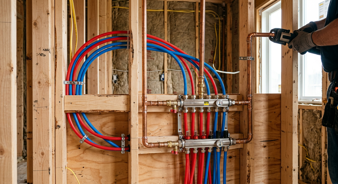 Création de réseau plomberie en cuivre et PER à Ivry-sur-Seine 92