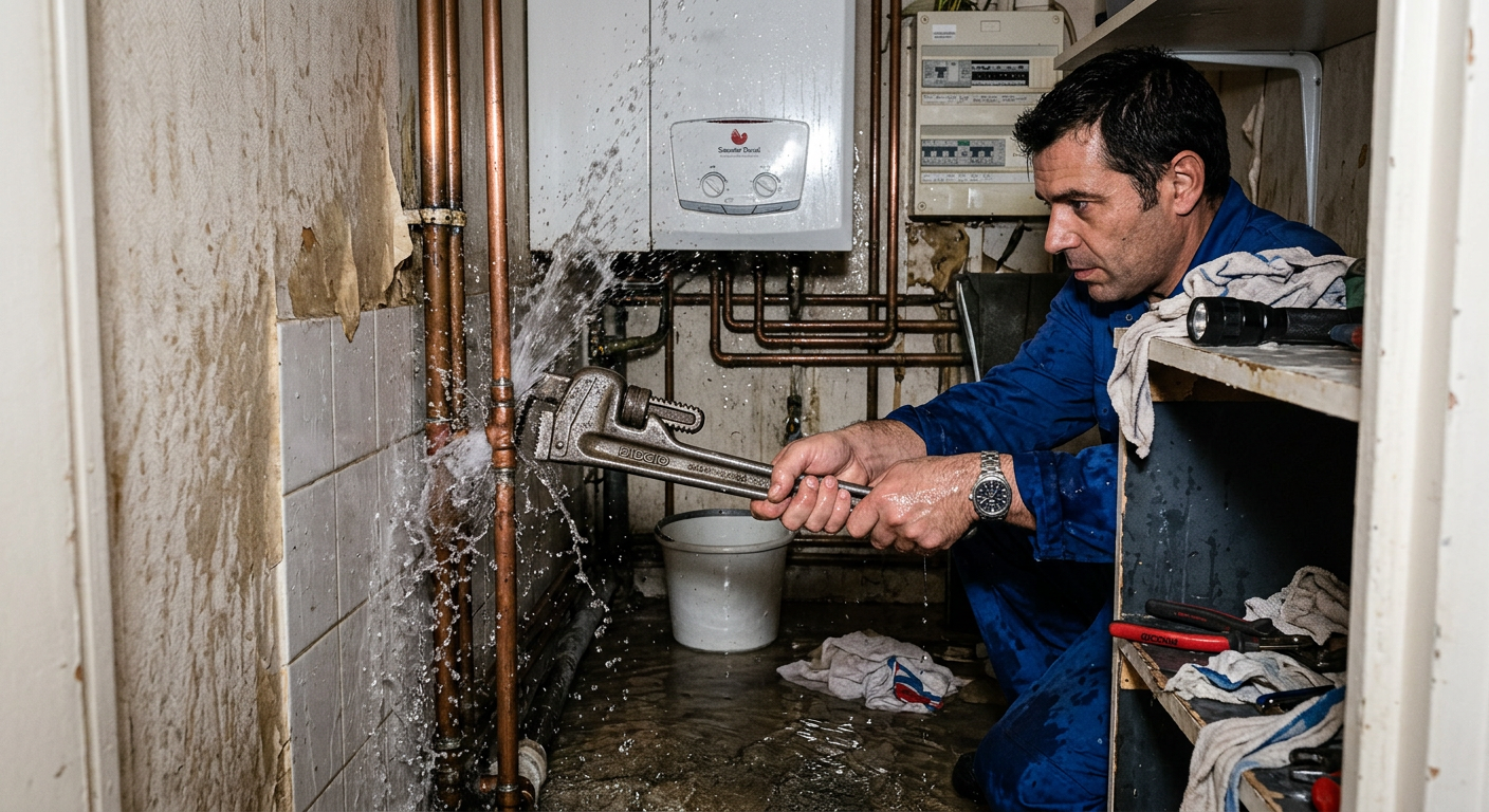 Réparation urgente fuite d'eau sur tuyauterie cuivre à Ivry-sur-Seine